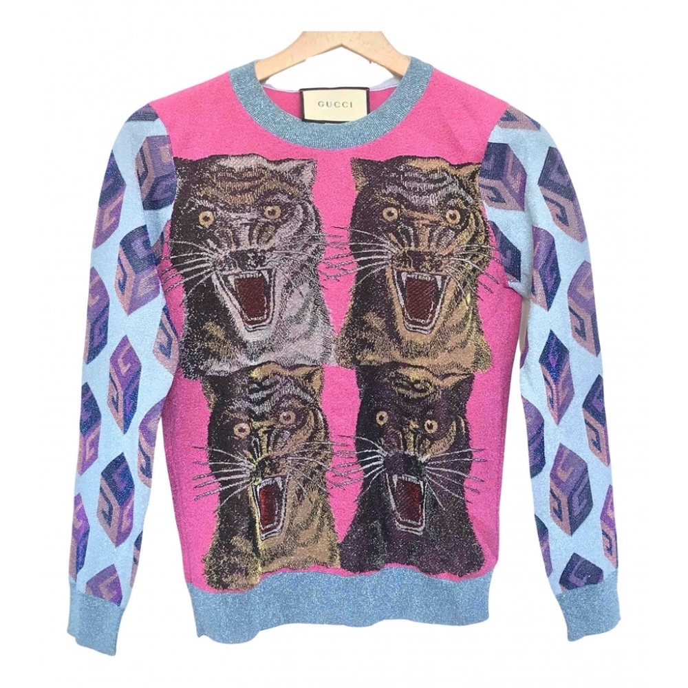 Gucci Metallic 4 Tiger Face sweater S